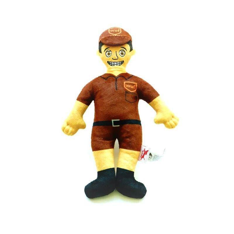 Kikkerland Kobe Wuf Squeeky Plush Toy, , large image number 0
