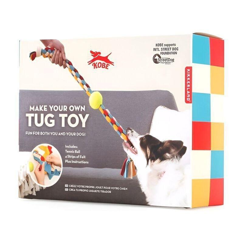 Kikkerland Kobe Make Your Own Tug Toy, , large image number 0