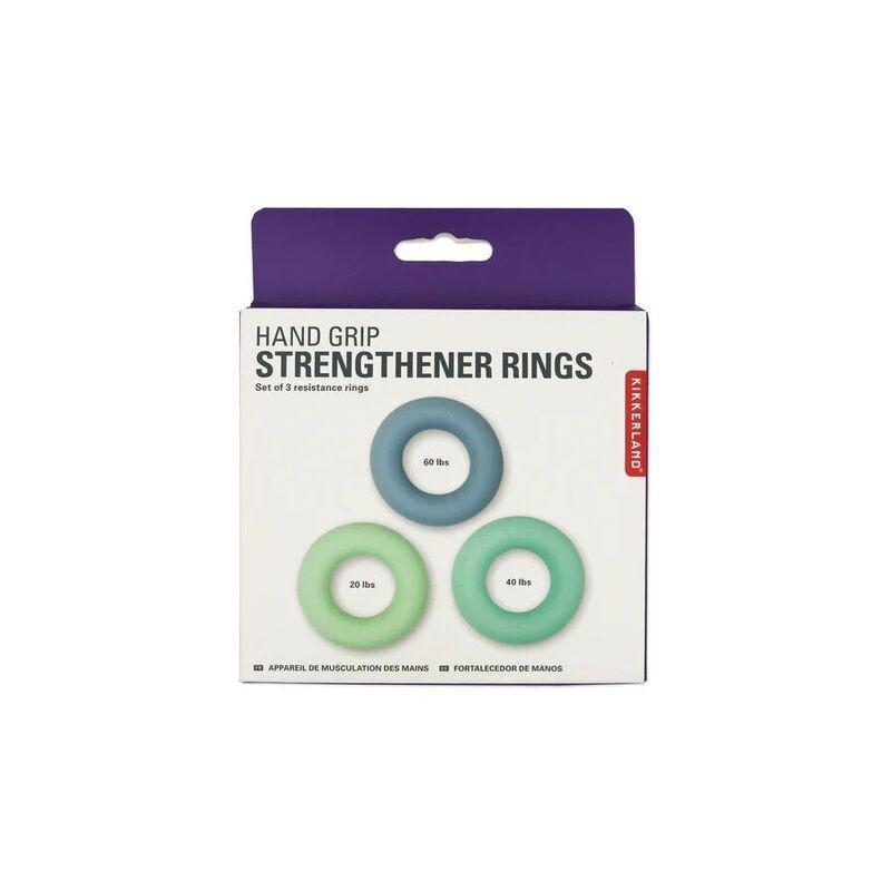 Kikkerland HAND STRENGTHENERS Rings (Set of 3), , large image number 1