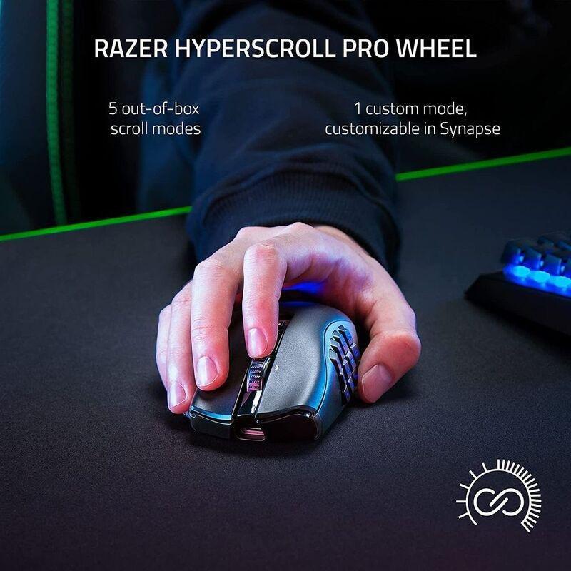 Razer Naga V2 Pro MMO Wireless Gaming Mouse With Hyperscroll Pro Wheel - Black, , large image number 1