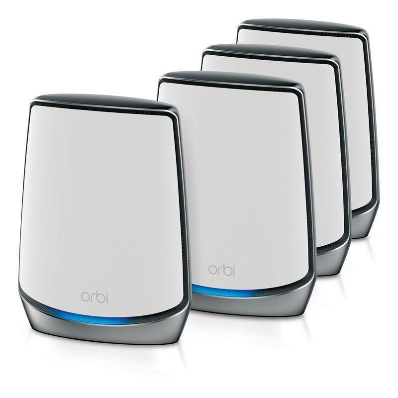 NETGEAR Orbi 850 Series Tri-band 6Gbps WiFi 6 Mesh System (Router + 3 Satellites), , large image number 0