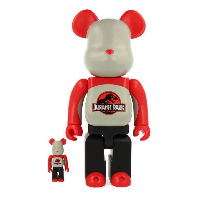 Bearbrick 100+400&#37; Jurassic Park (Set Of 2) (7/28Cm), , large image number 0