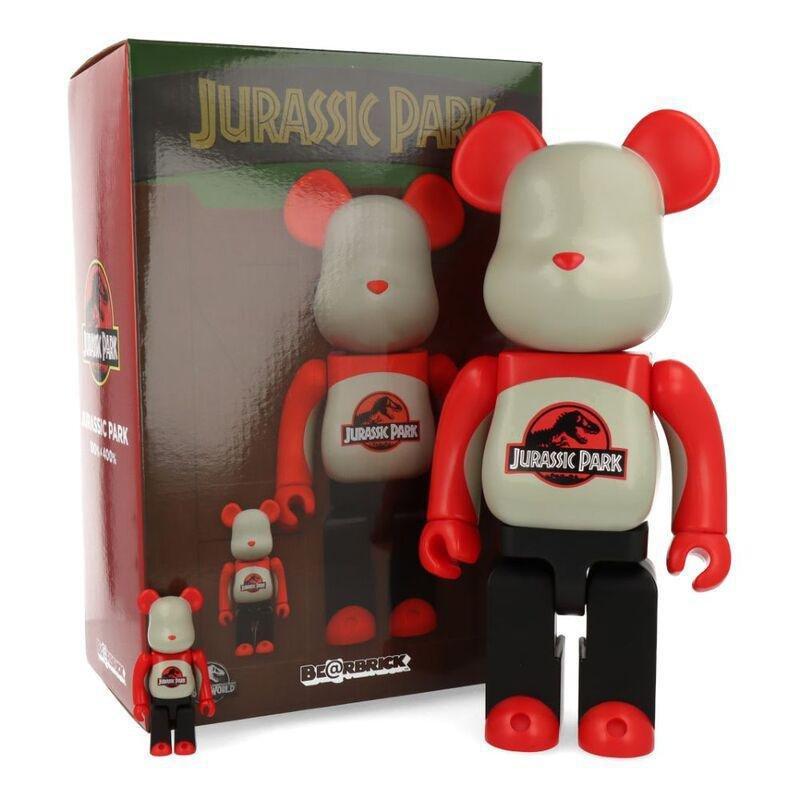 Bearbrick 100+400&#37; Jurassic Park (Set Of 2) (7/28Cm), , large image number 1