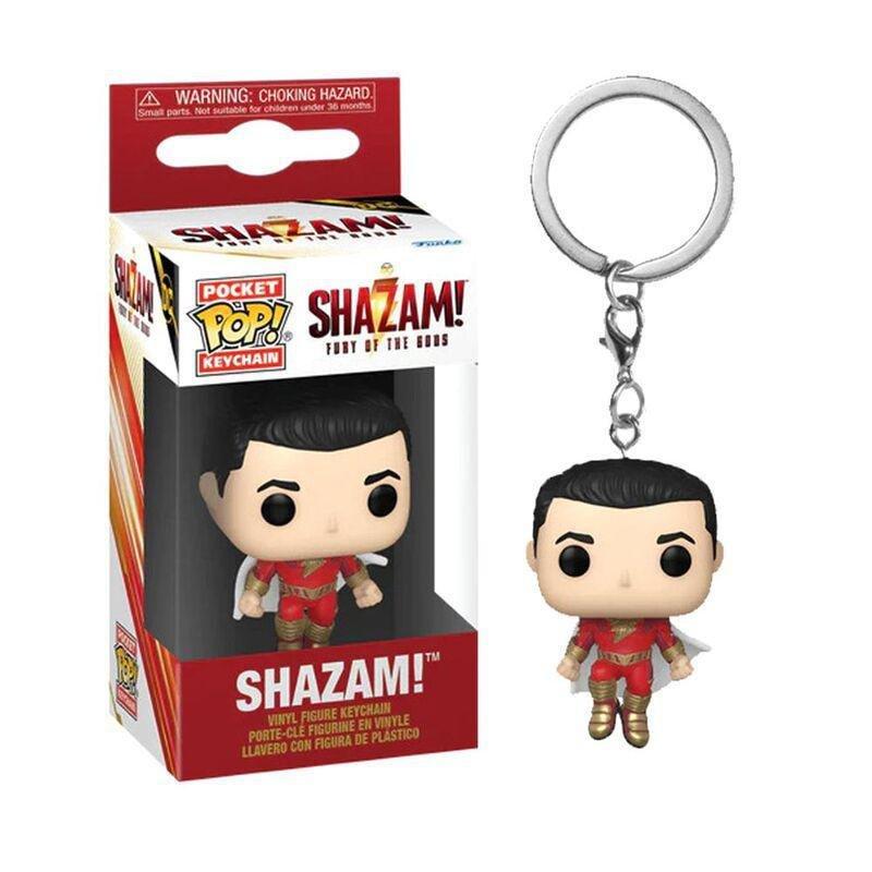 FUNKO TOYS - Funko Pocket Pop! Heroes DC Comics Shazam 2 - Shazam 2-Inch Vinyl Figure Keychain