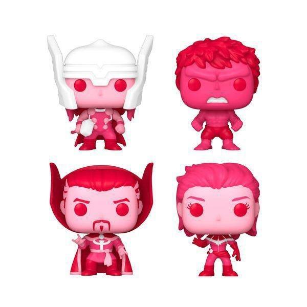 Funko Pocket Pop! Marvel Classic Valentine Box 2-Inch Vinyl Figure Keychains (Pack of 4), , medium