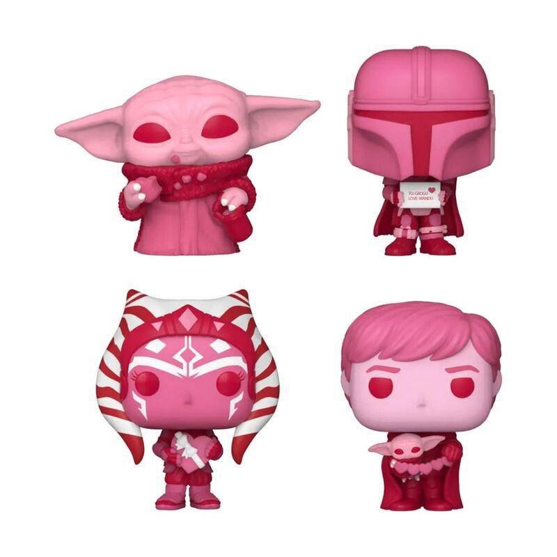 Funko Pocket Pop! Star Wars The Mandalorian Valentine Box 2-Inch Vinyl Figure Keychains (Pack of 4), , large image number 0