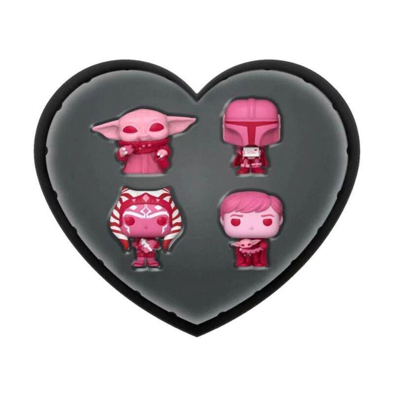 Funko Pocket Pop! Star Wars The Mandalorian Valentine Box 2-Inch Vinyl Figure Keychains (Pack of 4), , large image number 1