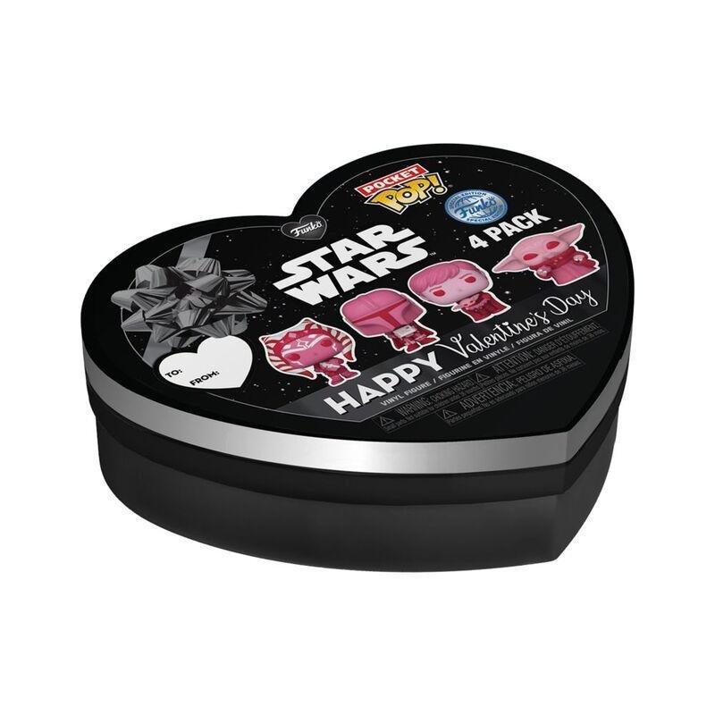 Funko Pocket Pop! Star Wars The Mandalorian Valentine Box 2-Inch Vinyl Figure Keychains (Pack of 4), , large image number 2