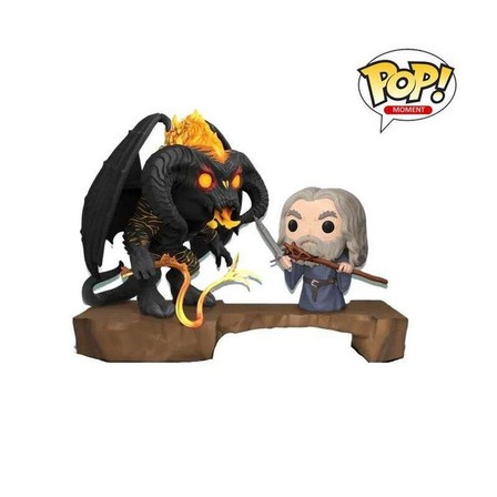 FUNKO TOYS - Funko Pop! Moments Movies Lord Of The Rings - Gandalf Vs. Balrog 2.5-Inch Vinyl Figure