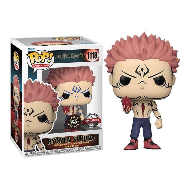 Funko Pop! Animation Jujutsu Kaisen Sukuna With Heart 3.75-Inch Vinyl Figure (*With Chase) (Glow In The Dark), , large image number 3