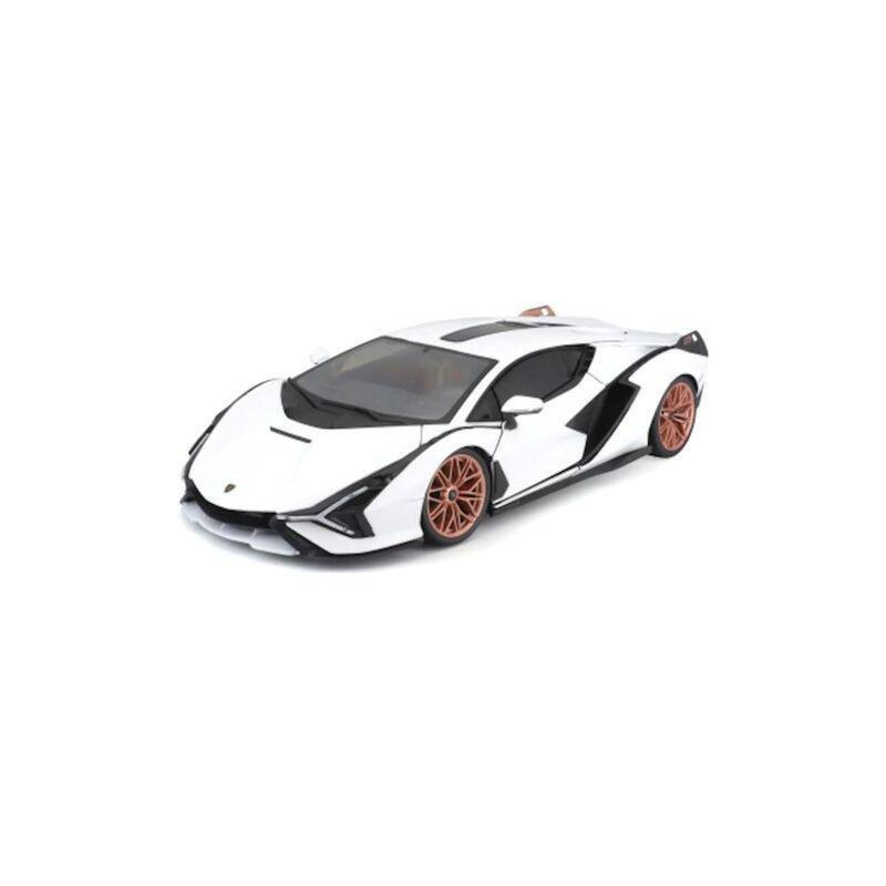 Bburago 18-11046 Lamborghini Sian FKP 37 1.18 Scale Die-Cast Model Car - White, , medium