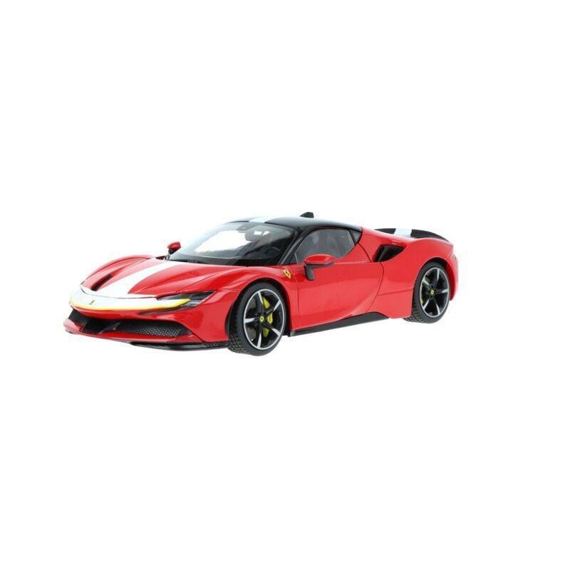 Bburago 18-16911 Ferrari Signature SF90 Stradale Assetto Fiorano 1.18 Scale Die-Cast Model Car - Red, , medium