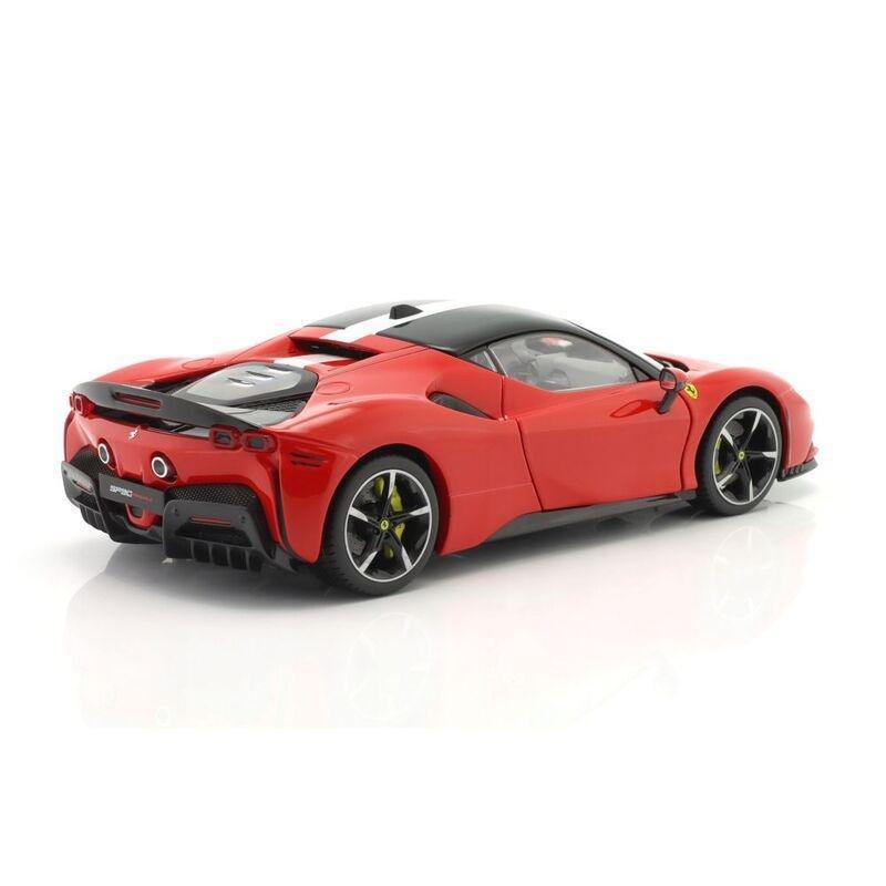 Bburago 18-16911 Ferrari Signature SF90 Stradale Assetto Fiorano 1.18 Scale Die-Cast Model Car - Red, , large image number 1