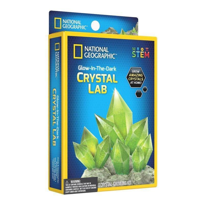 National Geographic Glow in the Dark Crystal Lab Crystal Growing Kit, , large image number 0