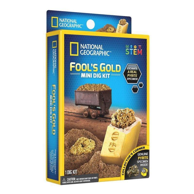 NATIONAL GEOGRAPHIC - National Geographic Carded Fool's Gold Mini Dig Kit