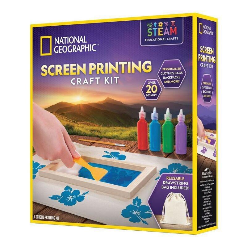 National Geographic Screen Printing Craft Kit, , large image number 1
