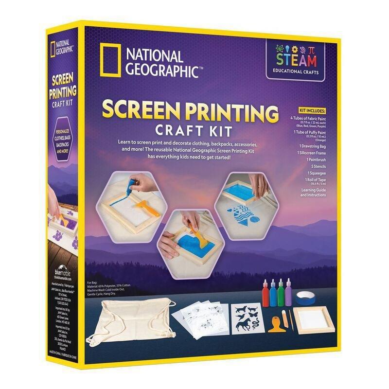 NATIONAL GEOGRAPHIC - National Geographic Screen Printing Craft Kit