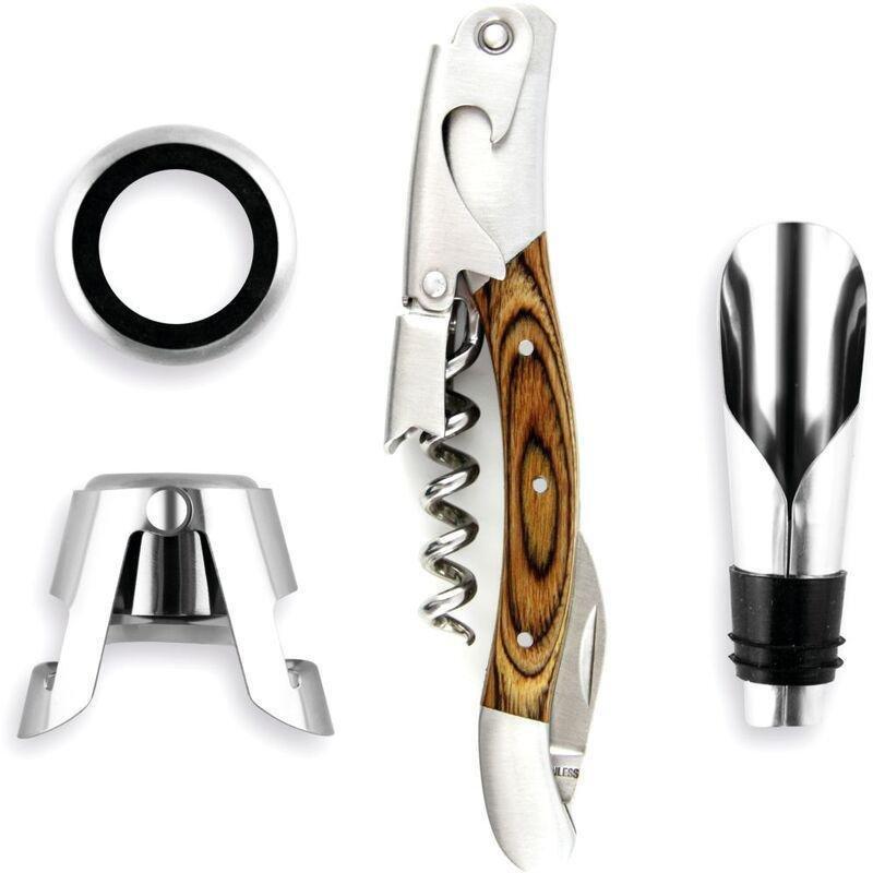 Legnoart Memorabile Wine Connoisseur Grand Set 4 Pcs, , medium