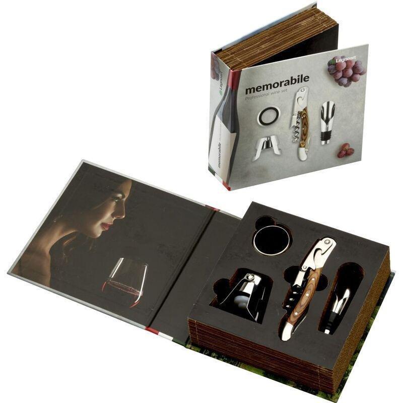 Legnoart Memorabile Wine Connoisseur Grand Set 4 Pcs, , large image number 1