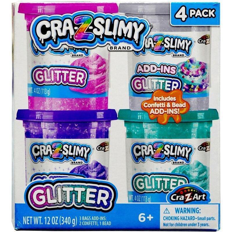 Cra-Z-Slimy Glitter (Pack of 4), , medium