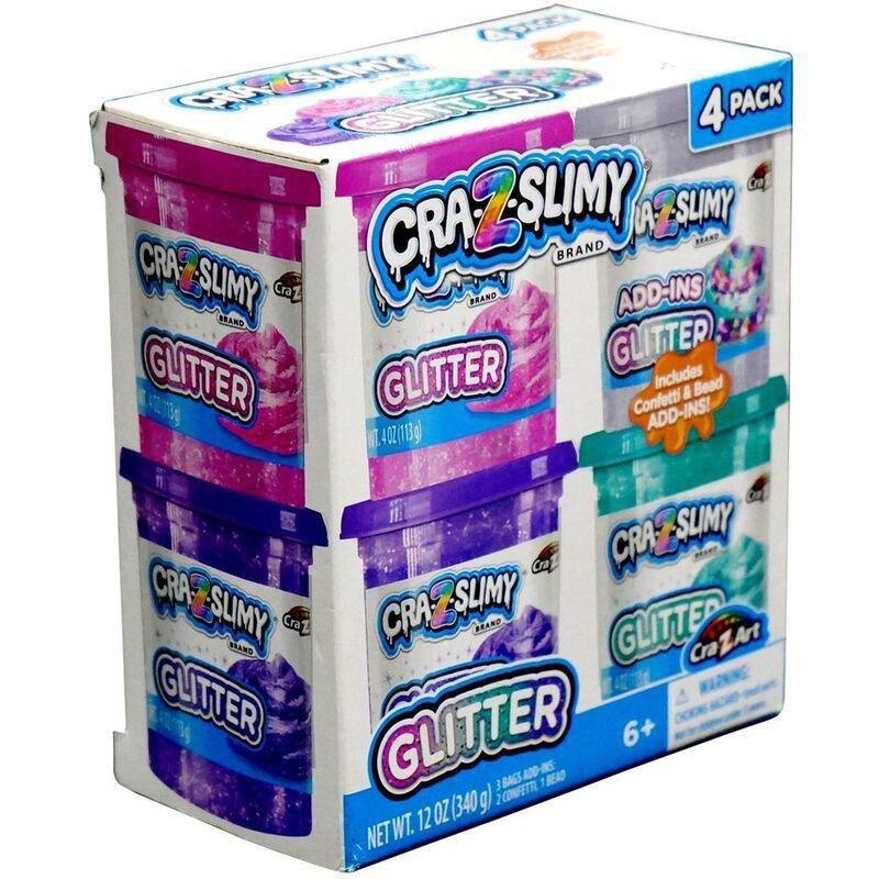 Cra-Z-Slimy Glitter (Pack of 4), , large image number 1