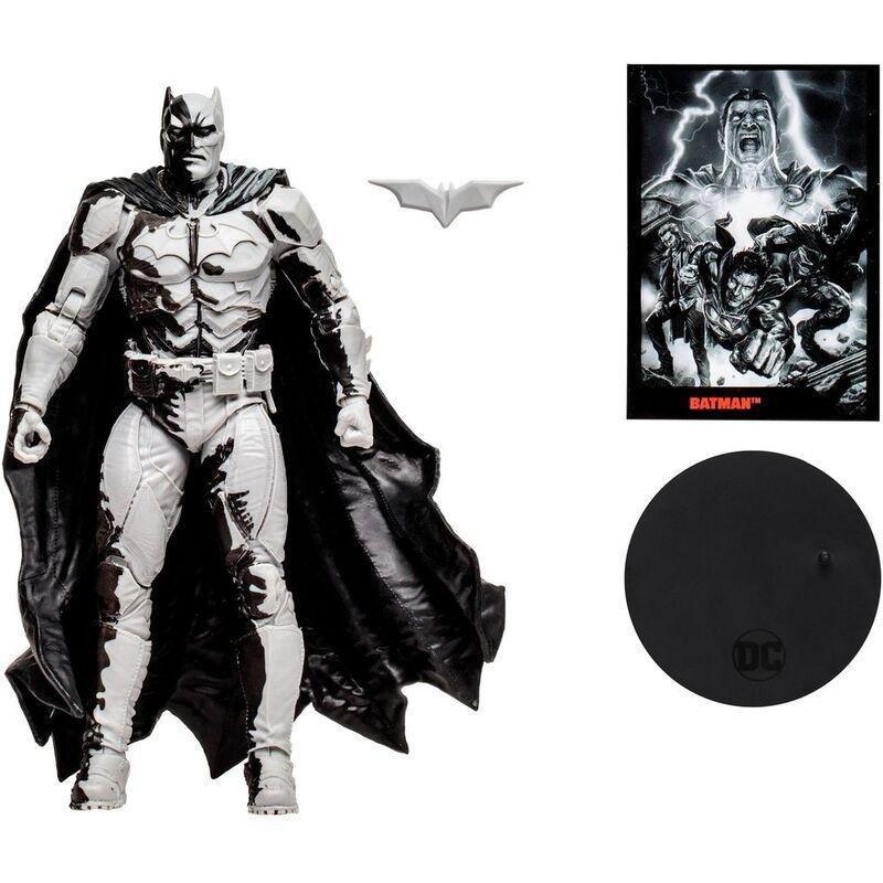 Mcfarlane DC Comics Direct Batman Line Art Variant 7-Inch Action Figure with Comic Book (Gold Label), , large image number 0