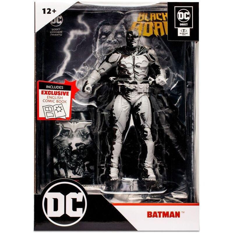 Mcfarlane DC Comics Direct Batman Line Art Variant 7-Inch Action Figure with Comic Book (Gold Label), , large image number 1
