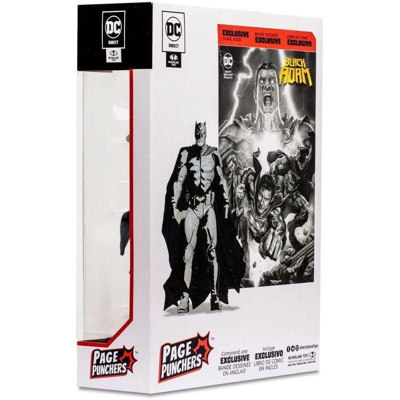 Mcfarlane DC Comics Direct Batman Line Art Variant 7-Inch Action Figure with Comic Book (Gold Label), , large image number 5