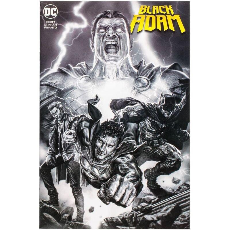 Mcfarlane DC Comics Direct Batman Line Art Variant 7-Inch Action Figure with Comic Book (Gold Label), , large image number 8