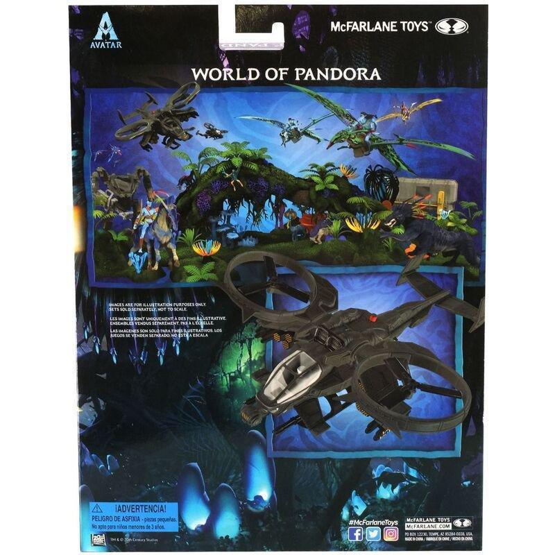 Mcfarlane Disney Avatar World of Pandora Playset - A1 Scorpion Heli/Rda Pilot Figure, , large image number 7