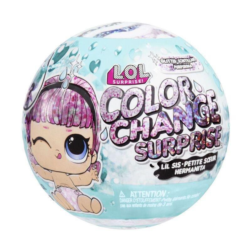 L.O.L. Surprise Glitter Color Change Surprise Lil Sisters Doll (Assortment - Includes 1), , large image number 1