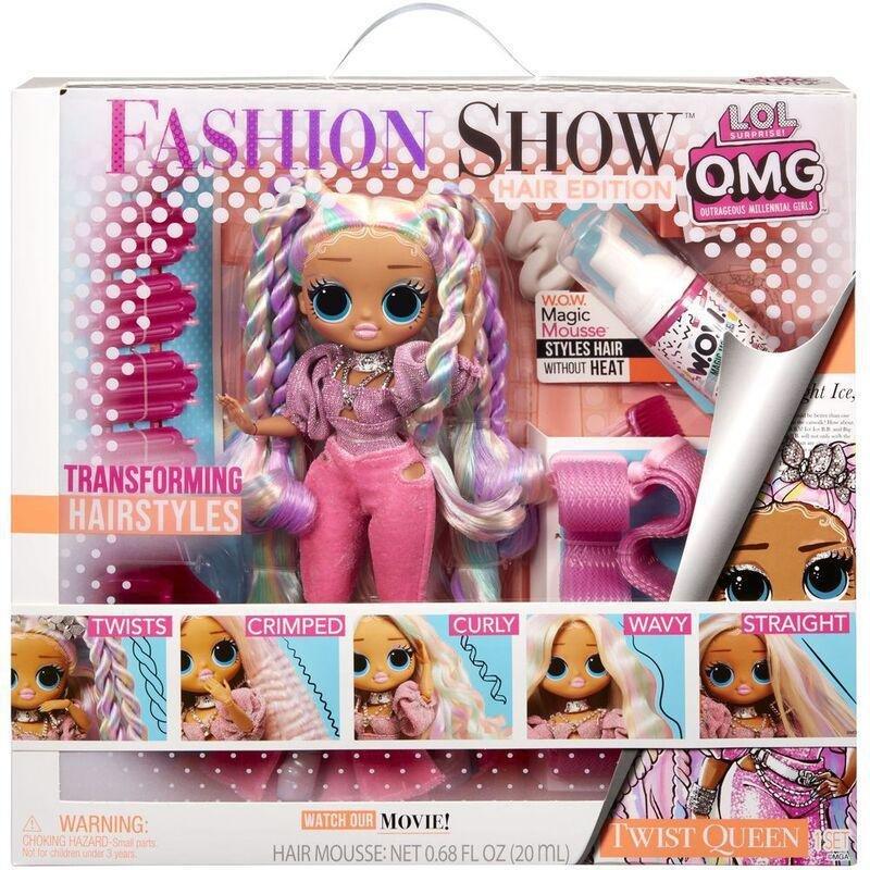 L.O.L SURPRISE - L.O.L. Surprise O.M.G. Fashion Show Hair Edition Twist Queen Doll