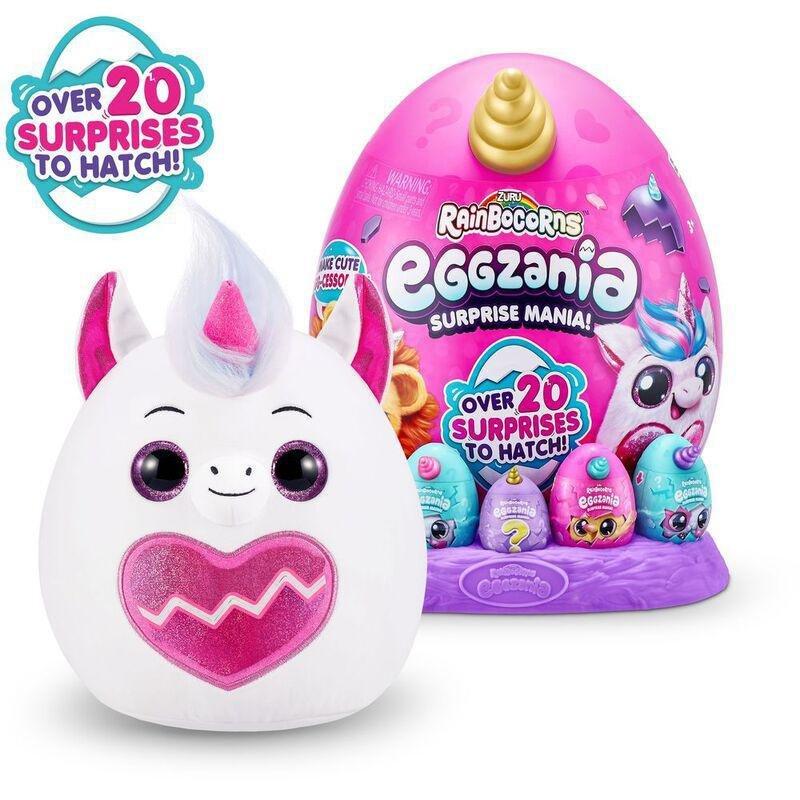 RAINBOCORNS - Rainbocorns Big Eggzania Surprise Plush Toy (Assortment - Includes 1)