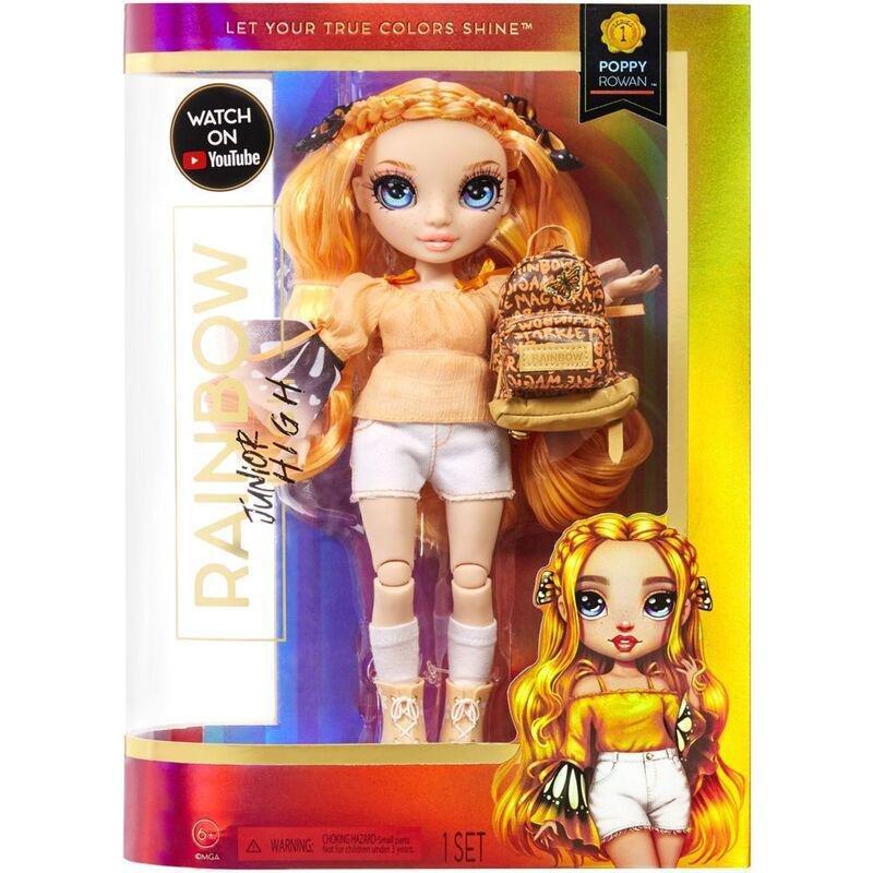 Rainbow High Junior High Fashion Doll - Poppy Rowan, , large image number 3