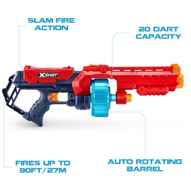 Zuru X-Shot Excel Turbo Fire Blaster (48 Darts), , large image number 6
