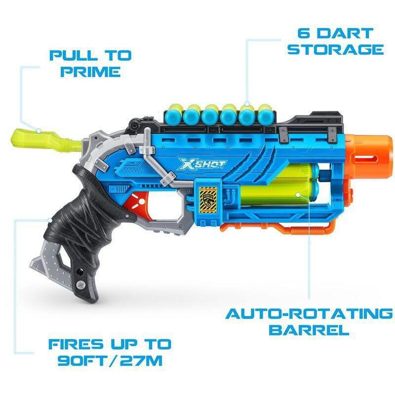 Zuru X-Shot Dino Attack Dino Striker Blaster (16 Darts), , large image number 1