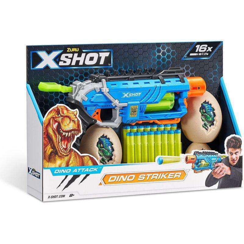 Zuru X-Shot Dino Attack Dino Striker Blaster (16 Darts), , large image number 4