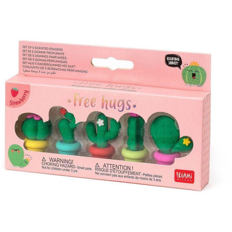 LEGAMI - Legami Scented Erasers - Free Hugs (Set of 5)