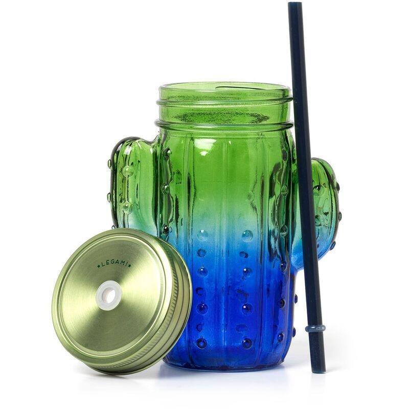 Legami Drinking Jar - Cheers - Cactus, , large image number 1