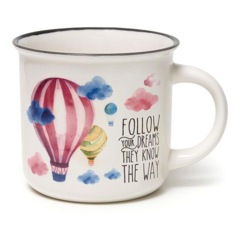 Legami Cup-Puccino Porcelain Mug 350 ml - Air Balloon, , medium