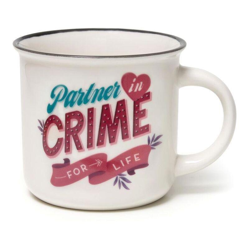 Legami Cup-Puccino Porcelain Mug 350 ml - Partner In Crime, , large image number 0