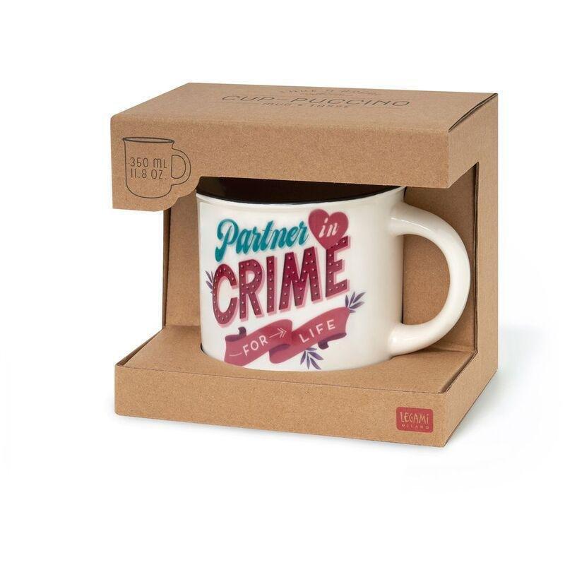 LEGAMI - Legami Cup-Puccino Porcelain Mug 350 ml - Partner In Crime