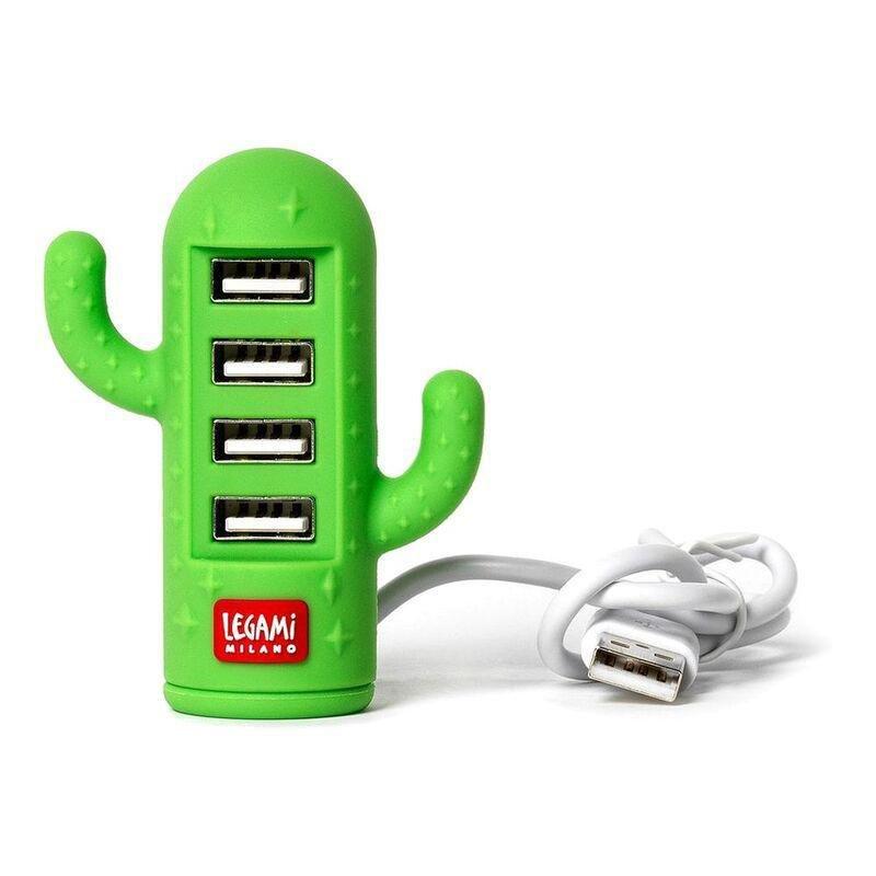 LEGAMI - Legami 4-Port USB Hub - Cactus