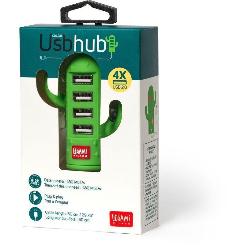 LEGAMI - Legami 4-Port USB Hub - Cactus