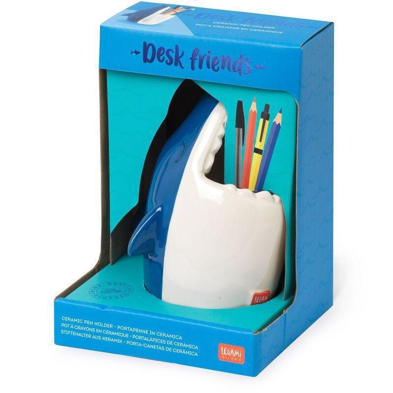Legami Ceramic Pen Holder - Desk Friends - Shark, , large image number 3