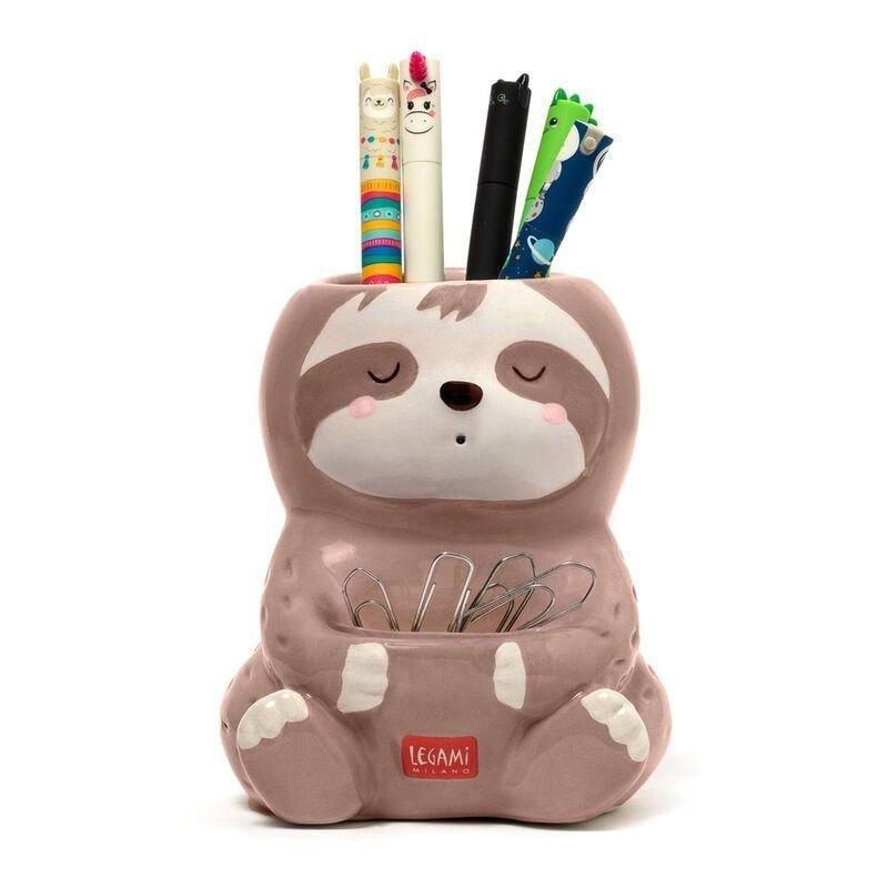 LEGAMI - Legami Ceramic Pen Holder - Desk Friends - Sloth