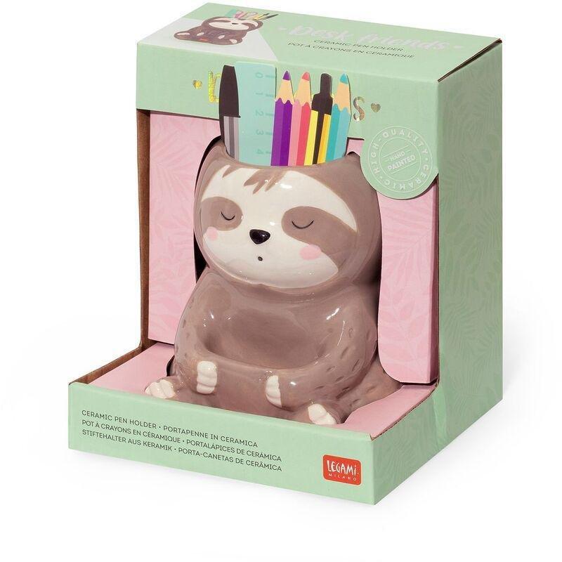 Legami Ceramic Pen Holder - Desk Friends - Sloth, , large image number 2