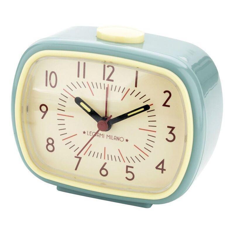 LEGAMI - Legami Vintage Inspired Retro Alarm Clock - Aqua