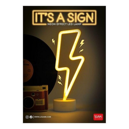 LEGAMI - Legami Neon Effect LED Lamp - It's a Sign - Flash