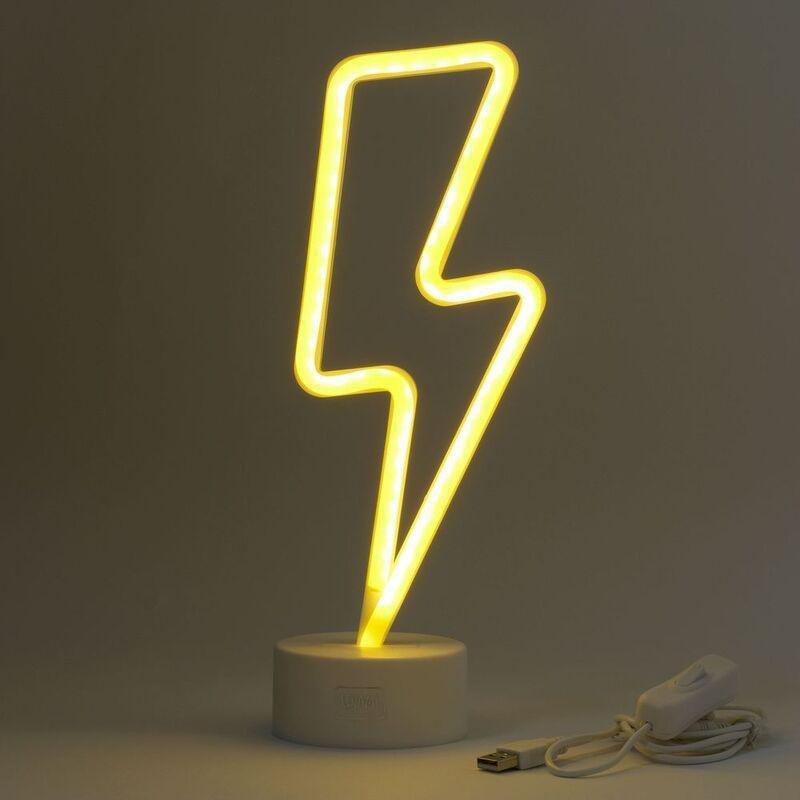 Neon on sale table lamp